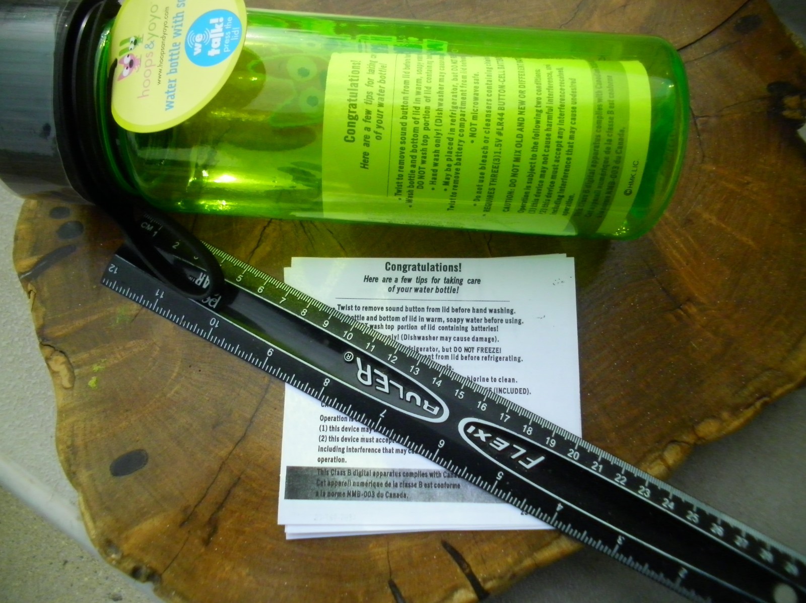 Vintage Hallmark 2005 Hoops & Yoyo Talking Bottle " COPY OF PAPER INSERT ONLY "