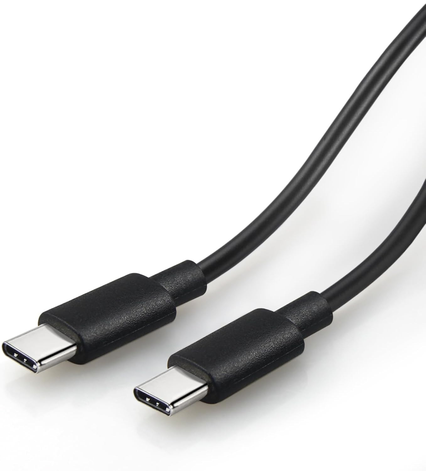 USB C to USB C Charging Cable 1Pack Black 6.6ft Type C to C Fast Charger Cord