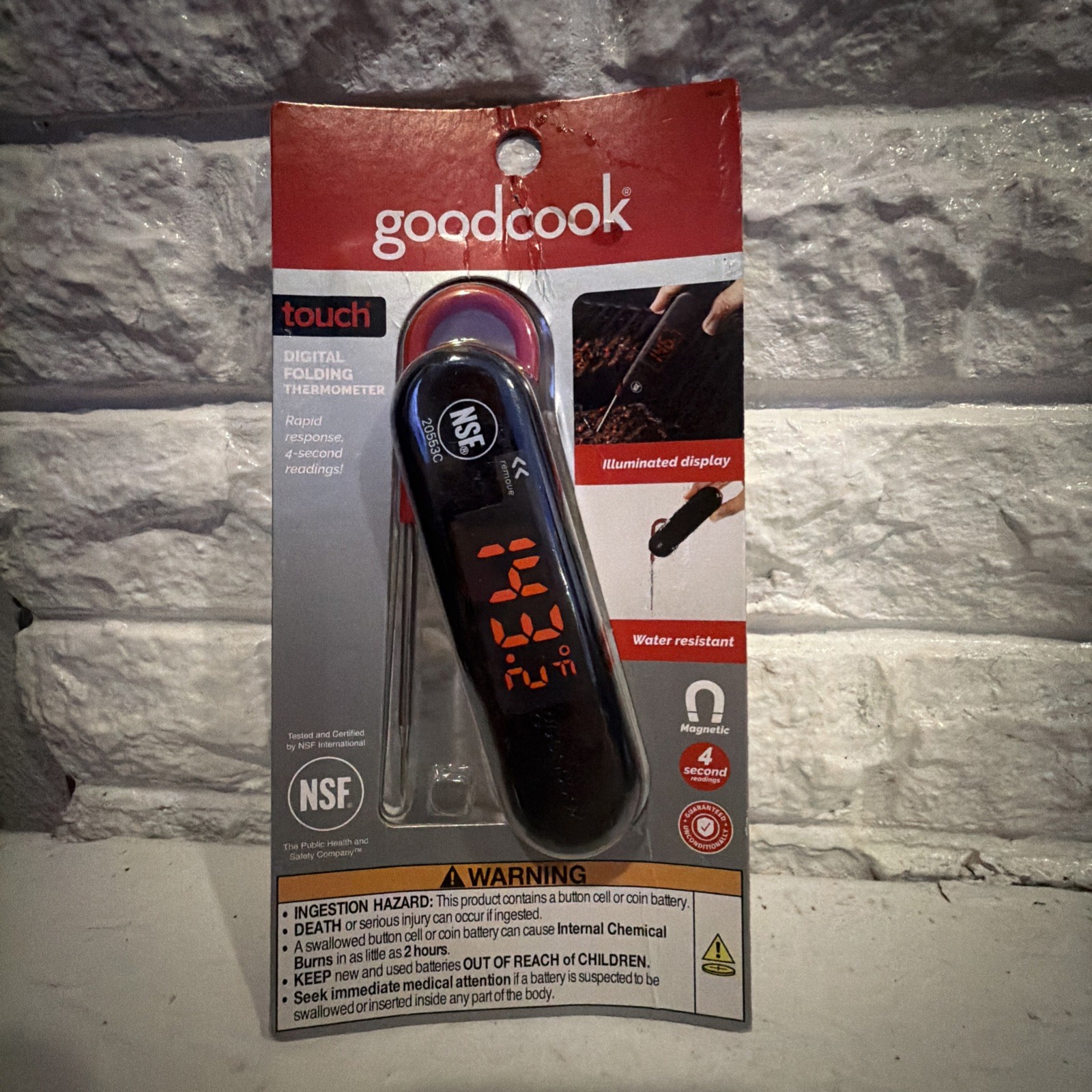 Goodcook Touch Digital Folding Thermomter