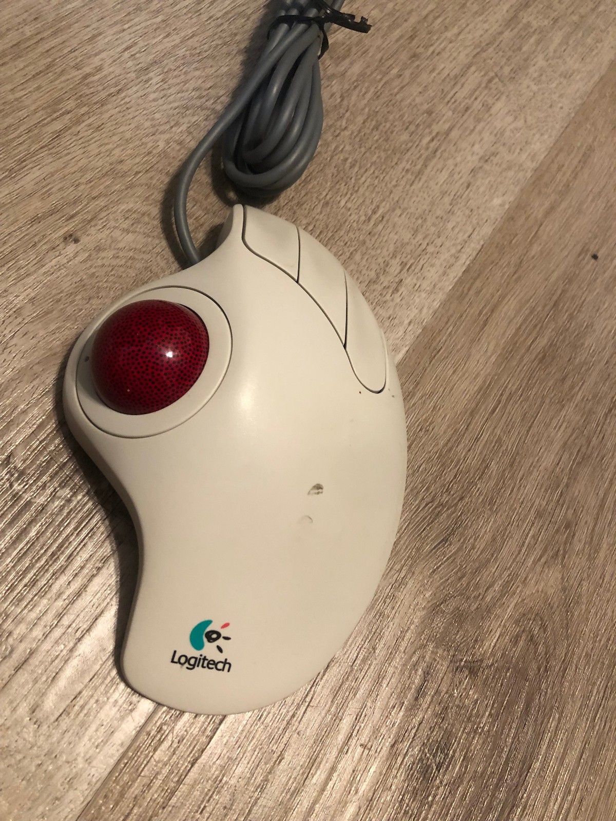 Logitech Trackball TrackMan Marble Mouse T-CH11 Computer PS/2 not usb TESTED
