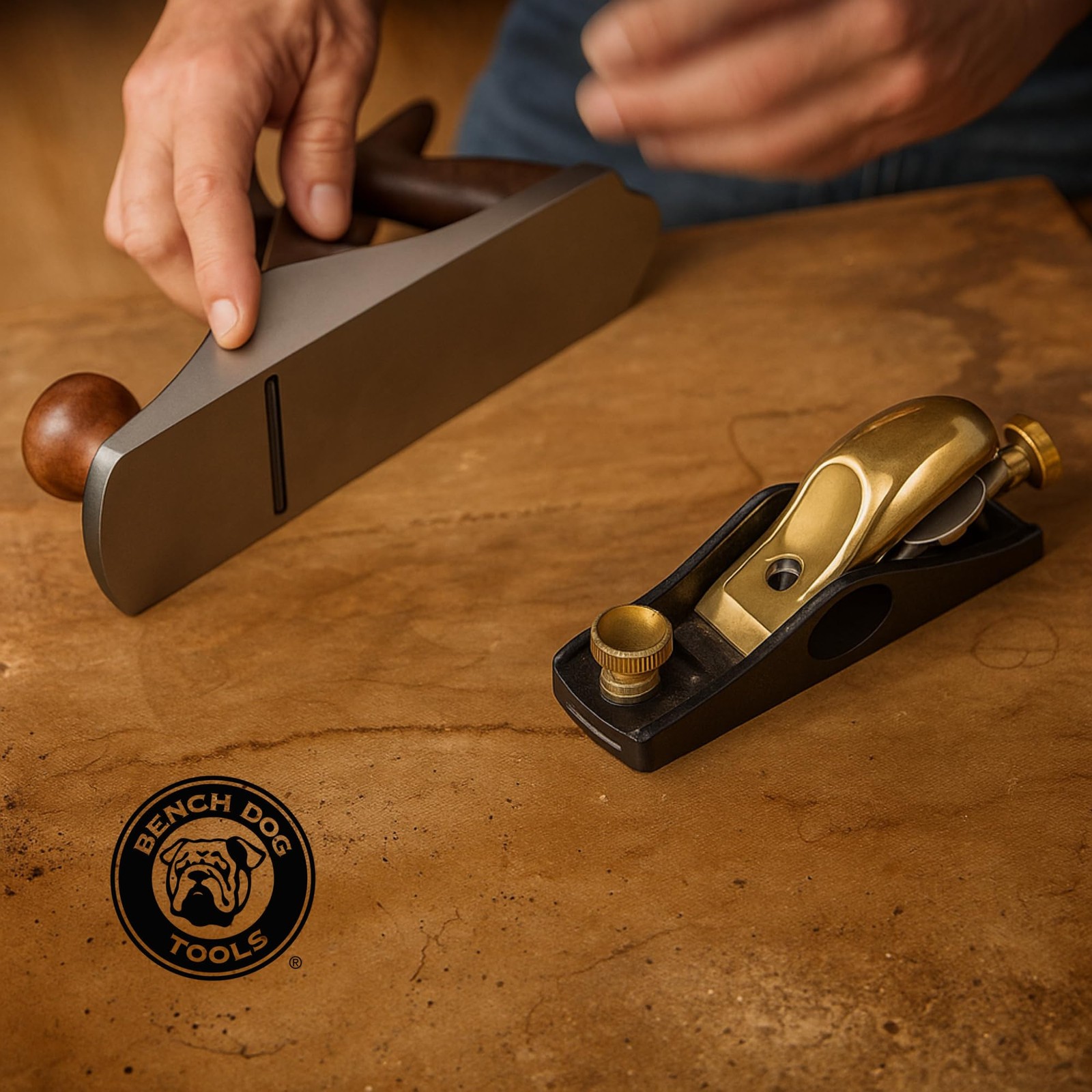 Bench Dog No. 92 Shoulder Plane, & Chisel Plane - 92 Silver