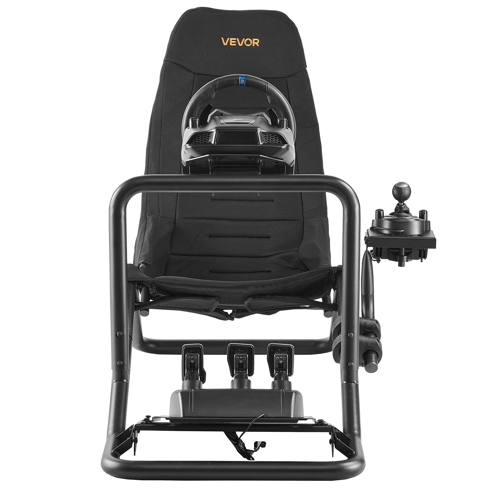 VEVOR Racing Simulator Cockpit Wheel Stand Integrated Fit Logitech Thrustmaster