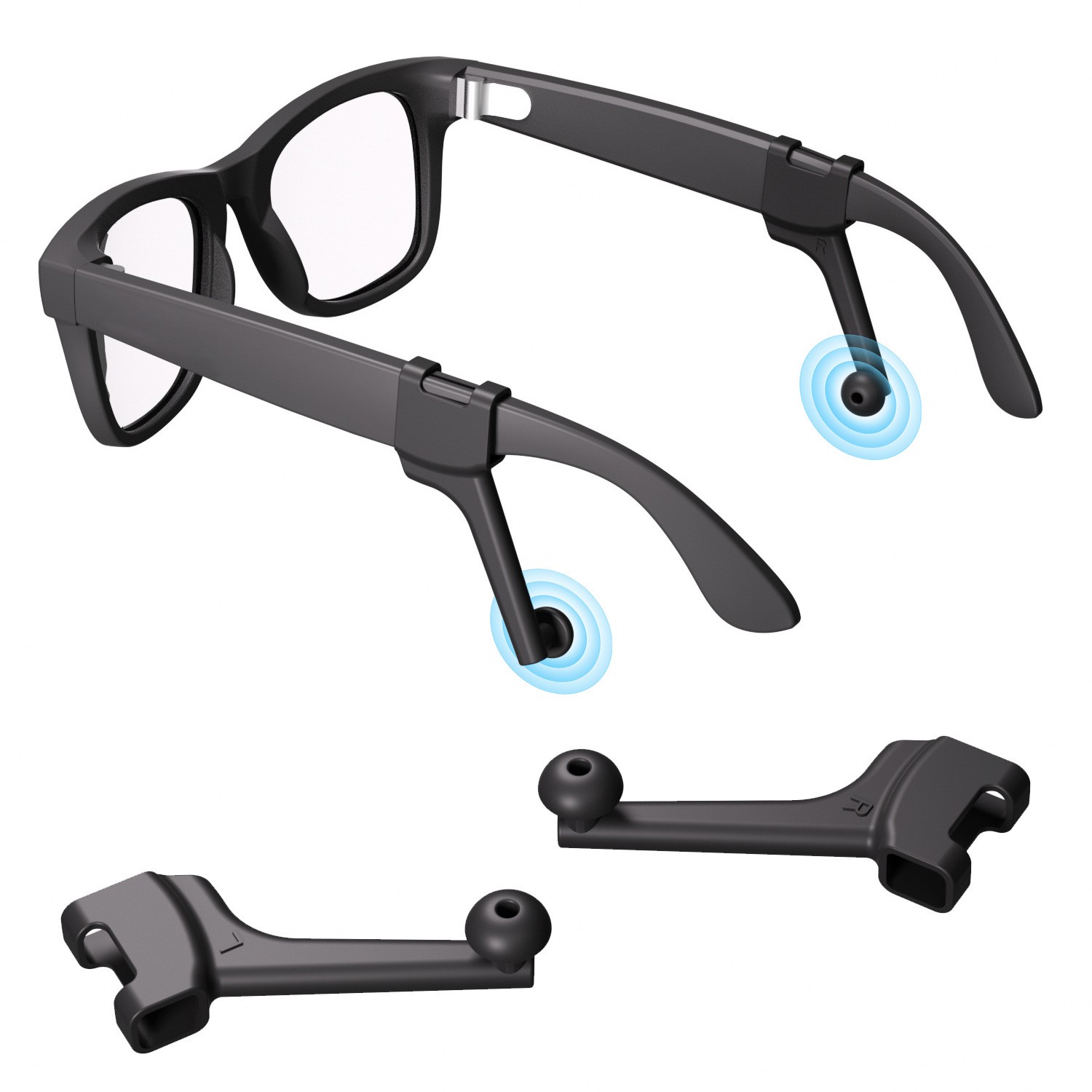 Increase Privacy Ear Tips for Meta Gen1/2 Glasses & Meta Way-farer RW4008/RW4006