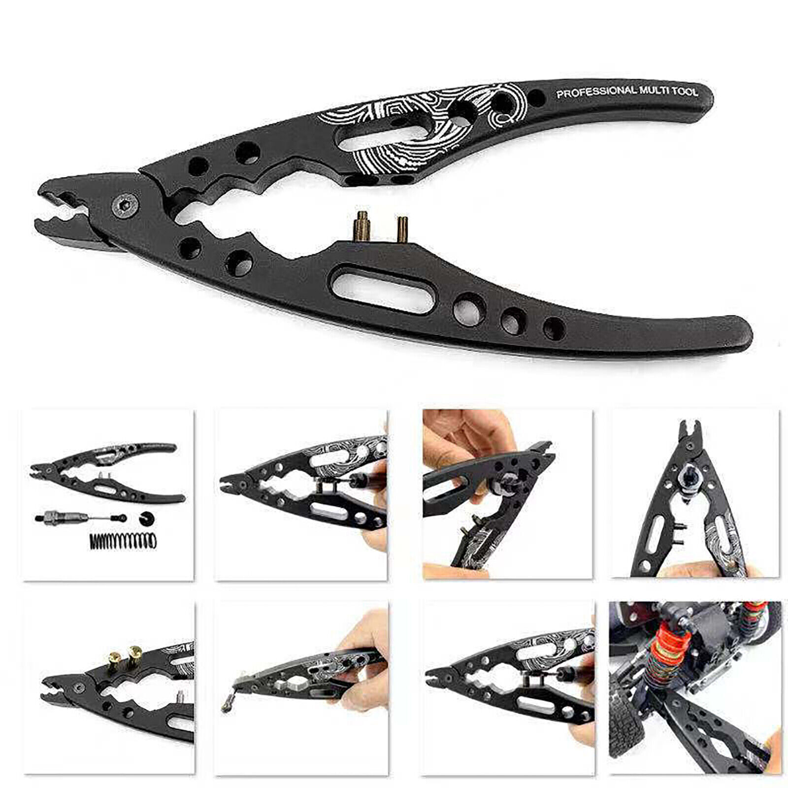 Metal Clamp Shock Absorber Pliers Ball Head Clip Tool For  HSP RC Car