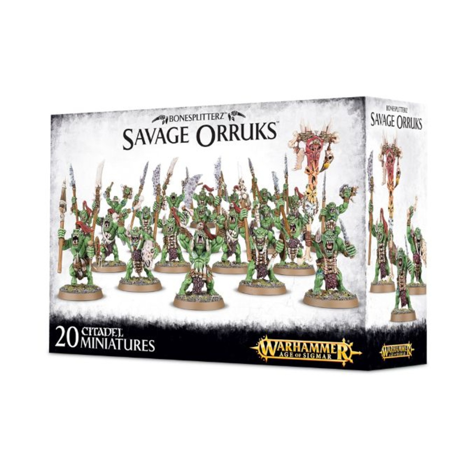 GW Age of Sigmar Orruk Warclans Savage Orruks (2016 Ed) SW (VG+/New)
