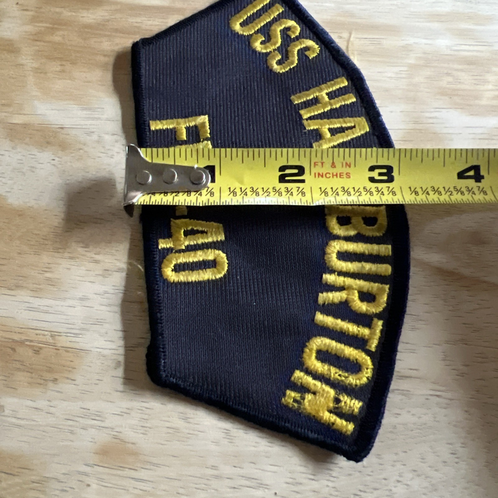 USN USS Halyburton FFG-40 Hat Patch