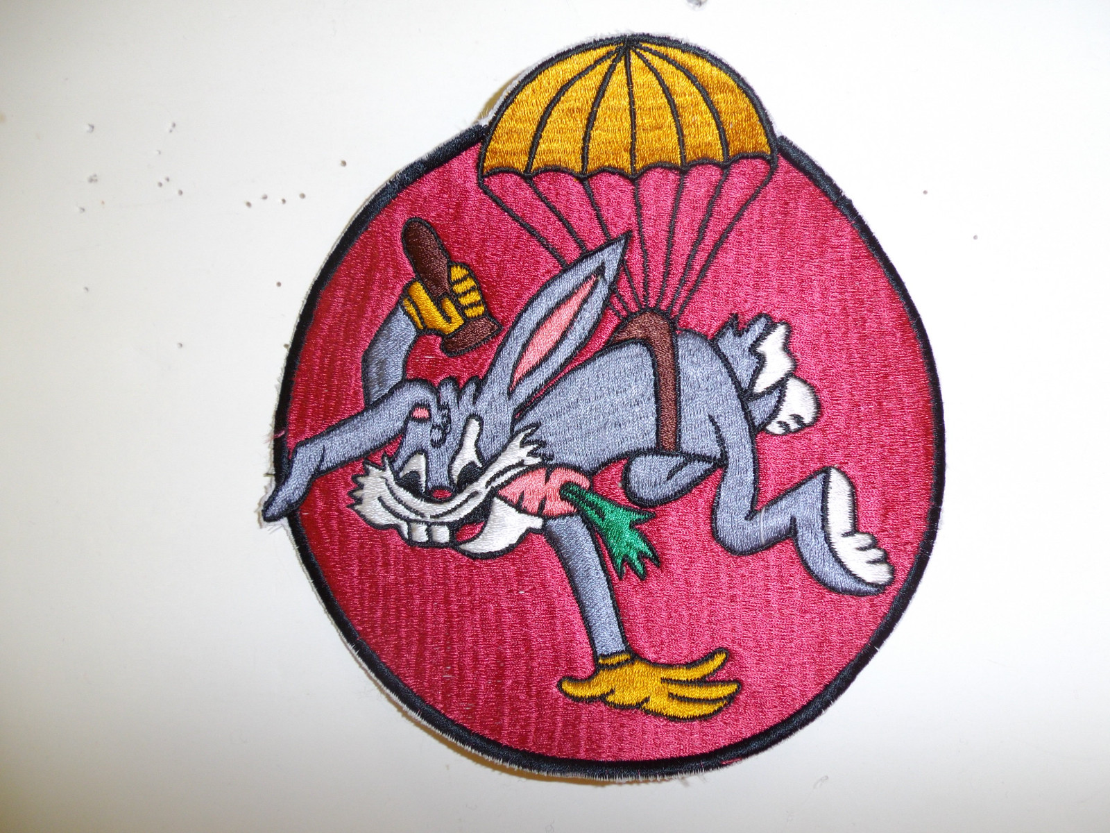 b0865 WW2 US Army Airborne 463rd Field Artillery Battalion PIR Parachute R3E