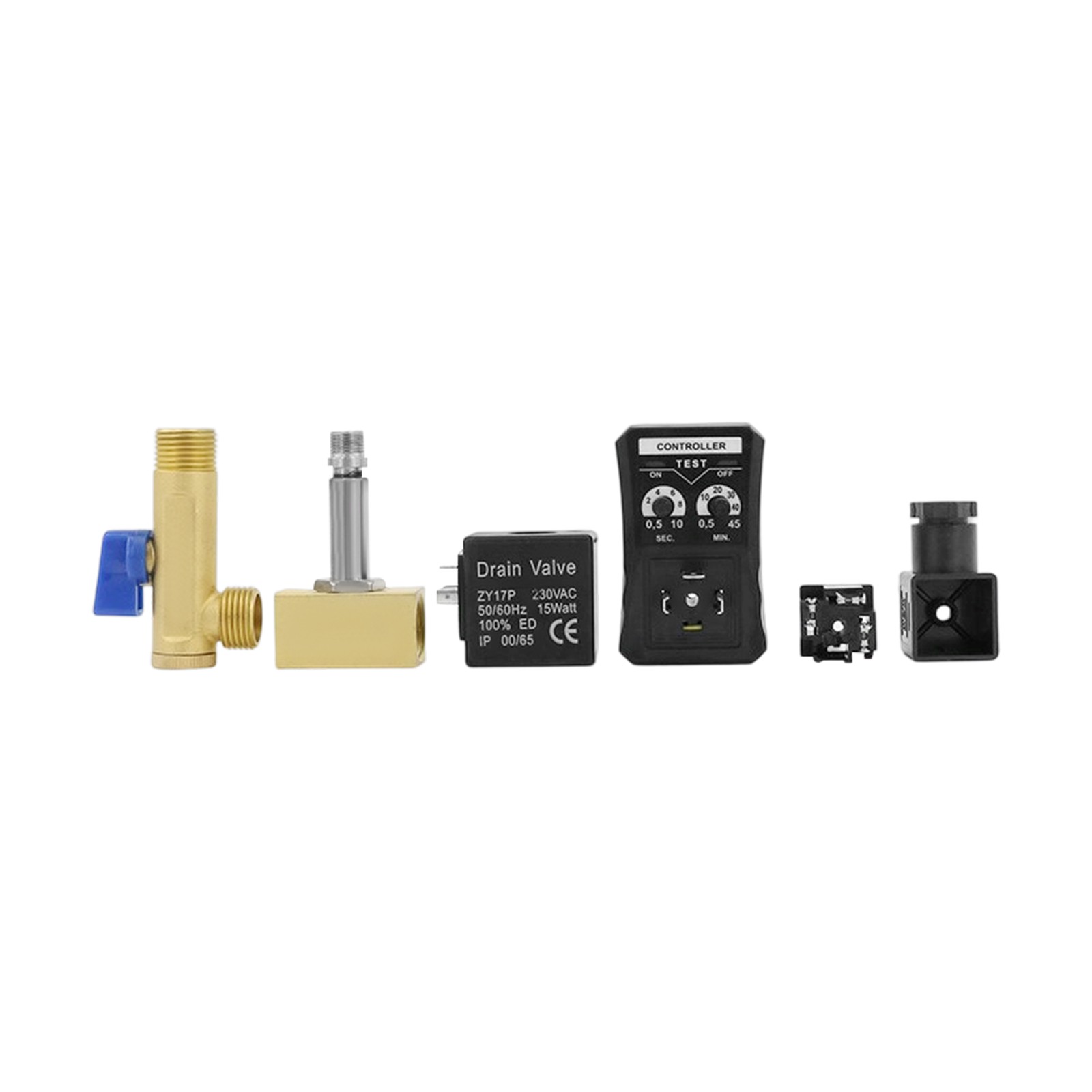Ac110V 1/2" Automatic Electronic Timed Air Compressed Drain Valve For Dryer