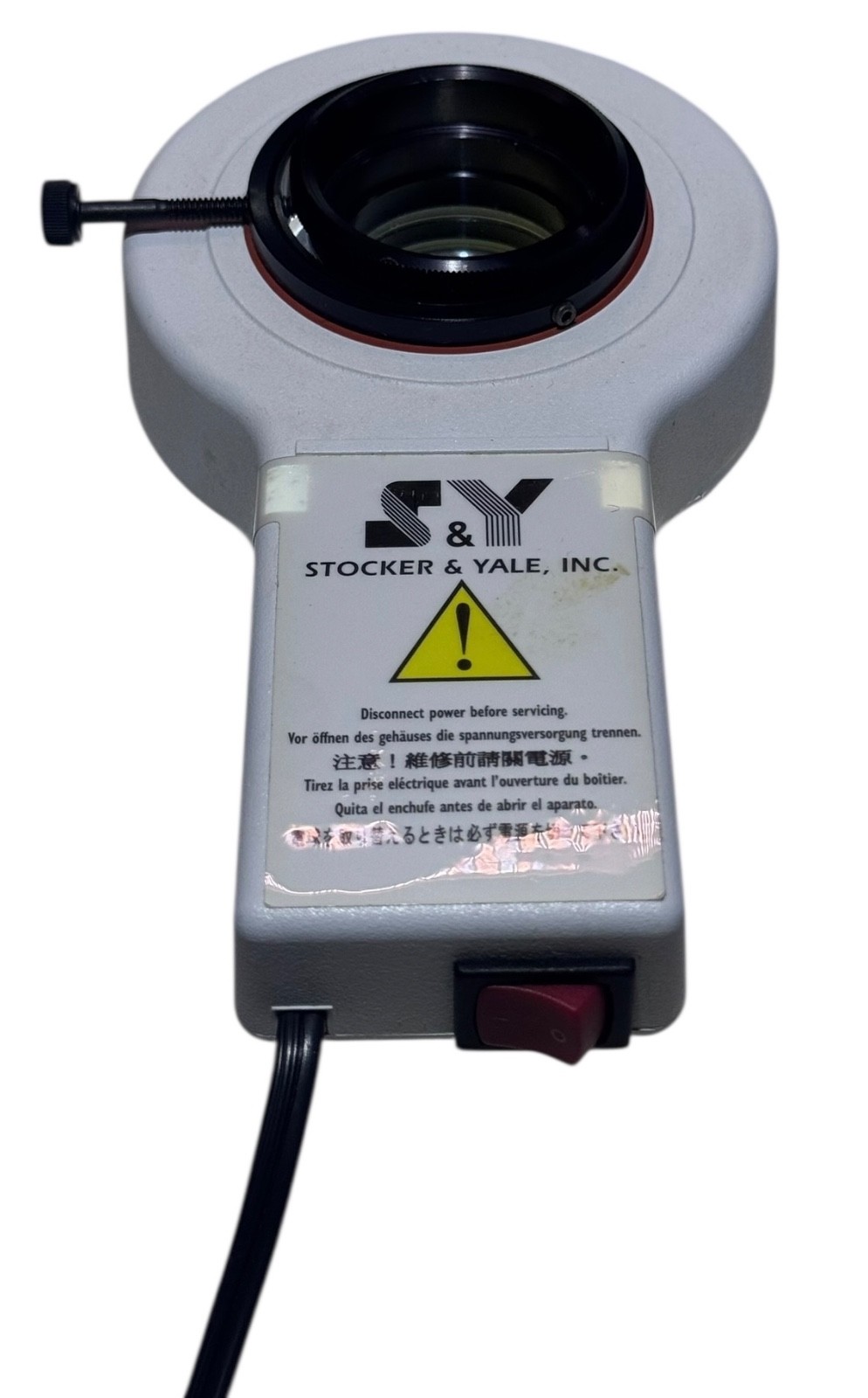 Stocker & Yale Model 9 Lite Mite Circular Illuminator With Power Supply -Great