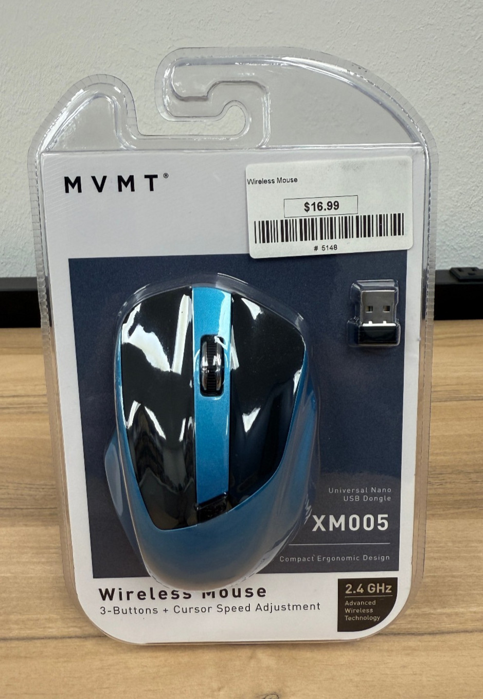 MVMT Wireless Mouse 2.4GHz Wireless Connectivity XM005