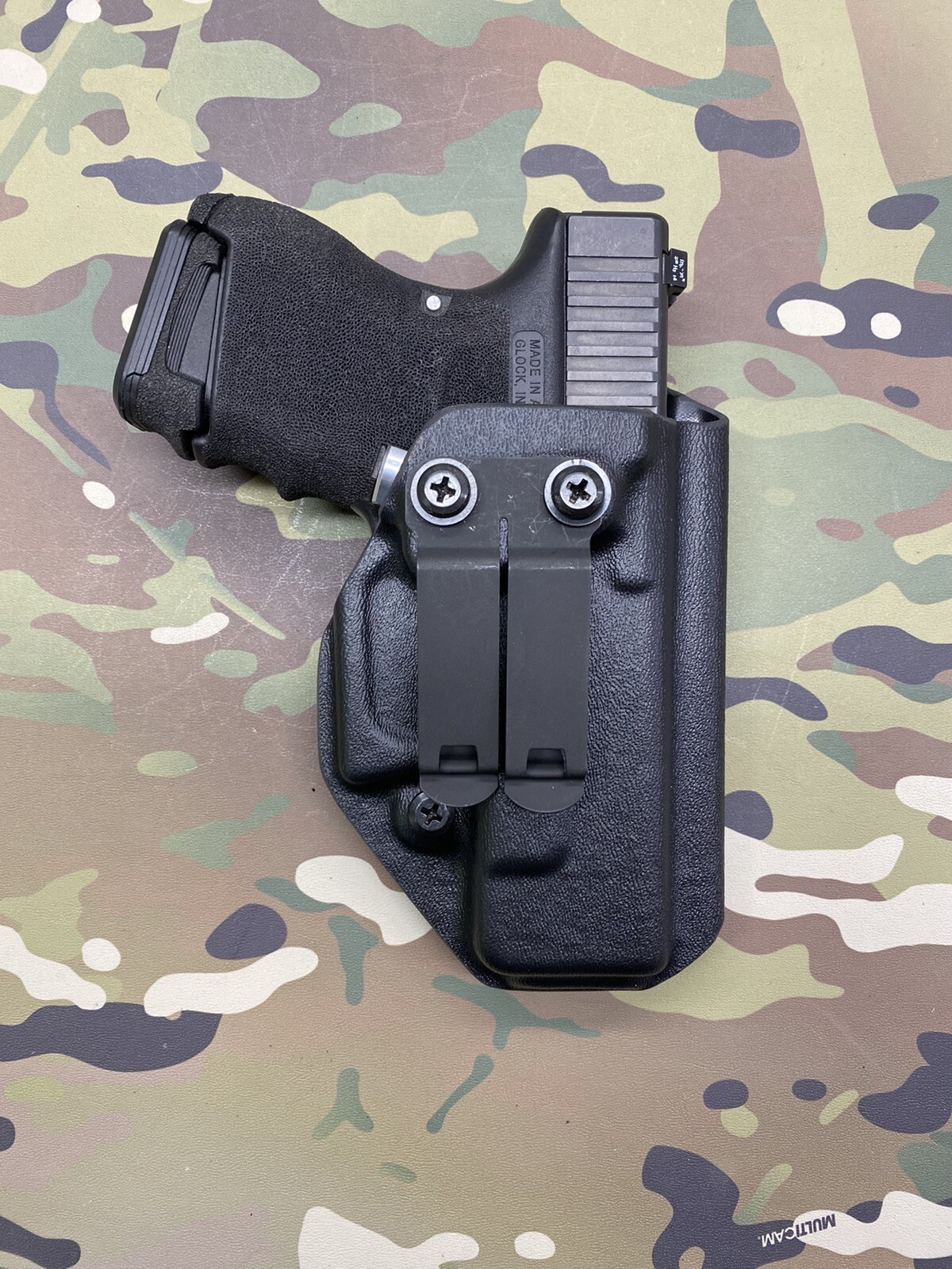 Black Kydex IWB Holster for Glock 26 GEN5 Holster