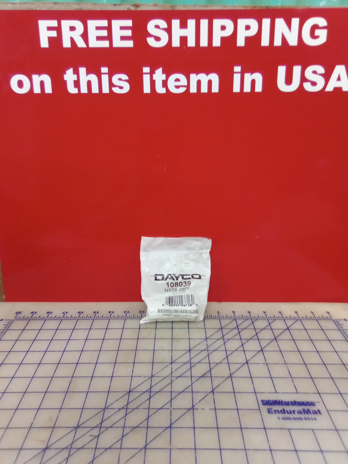 Dayco Hydraulic Coupling 108039, New Old Stock, Free Shipping