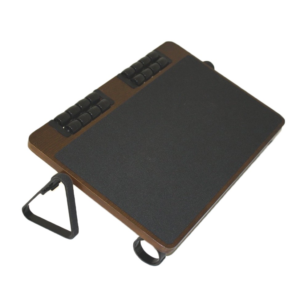 BETTERPOSTURE MASSAGING, ADJUSTABLE WOOD FOOTREST