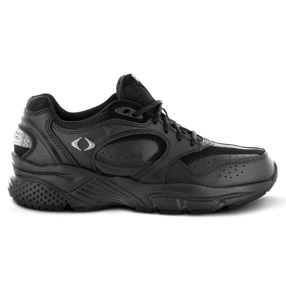 Men's Black Lace Walking Shoes