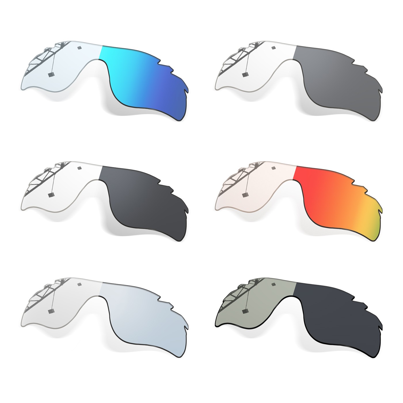 Transition Replacement Lenses for Oakley RadarLock Path Vented OO9181 Sunglasses