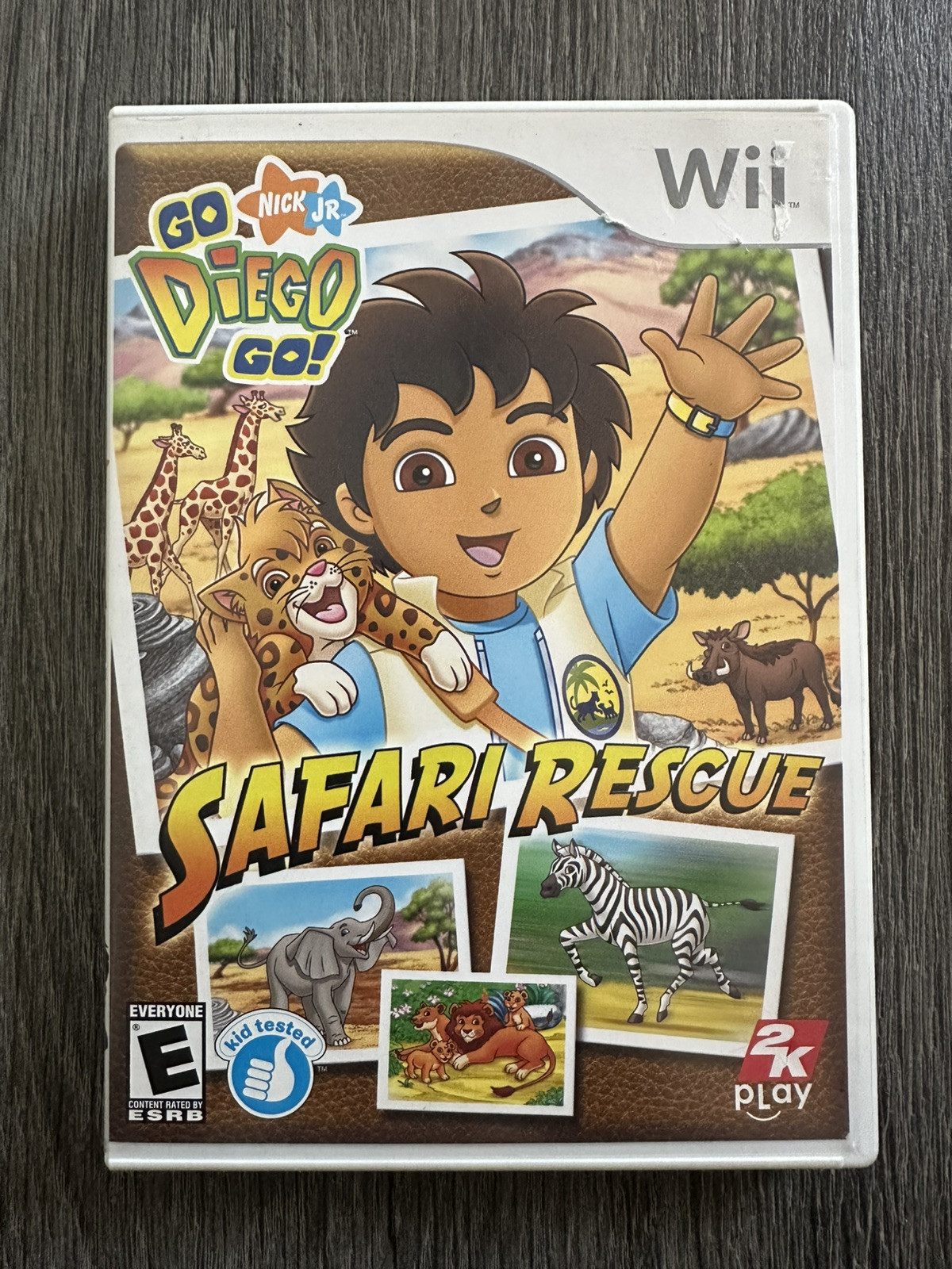 Go, Diego, Go Safari Rescue (Nintendo Wii, 2008) Case Only