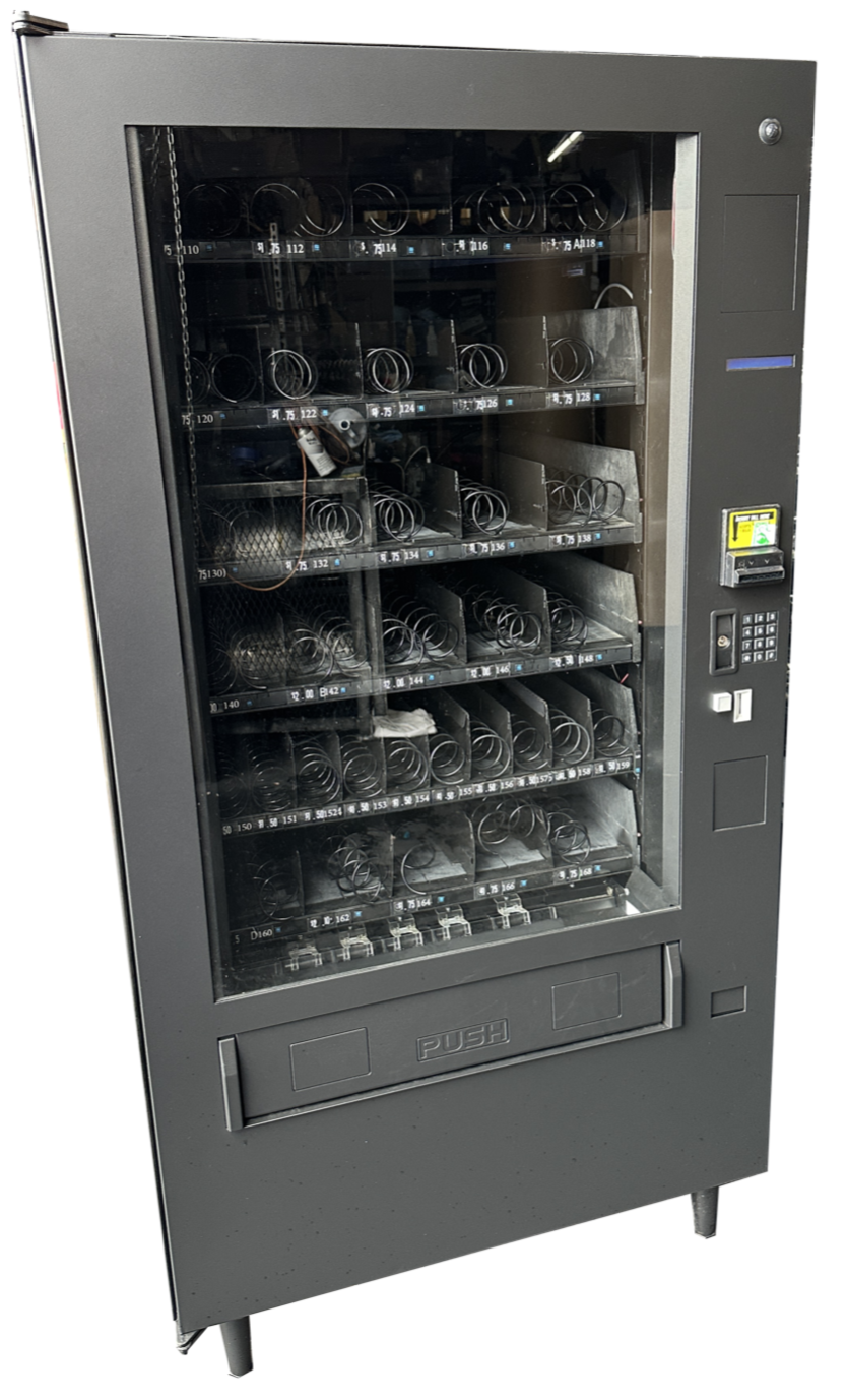 CRANE National 167 VE Revision Door Snack Vending Machine MDB 5-Wide