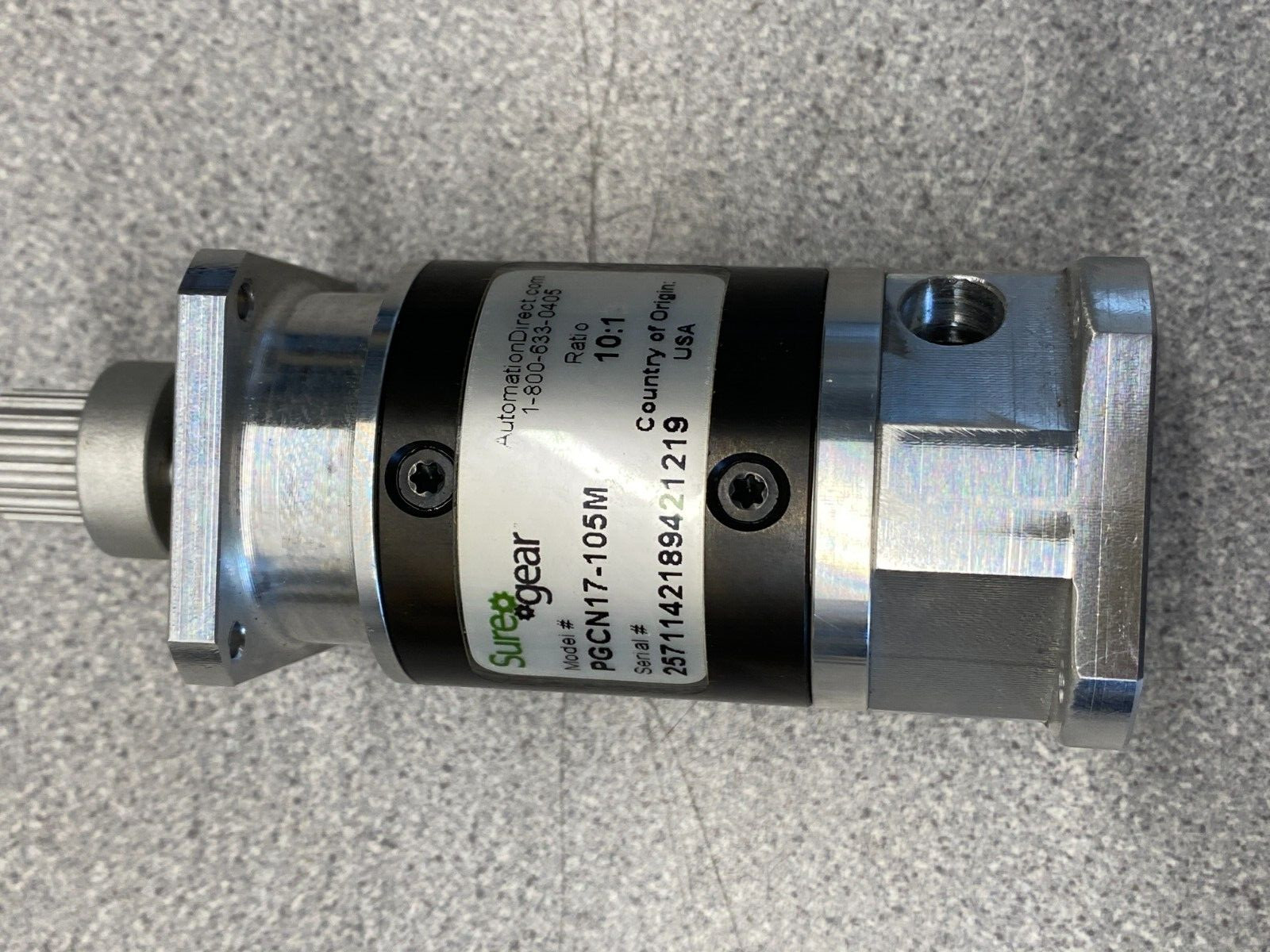 Sure Gear   PGCN17-105M  Planetary Gearbox
