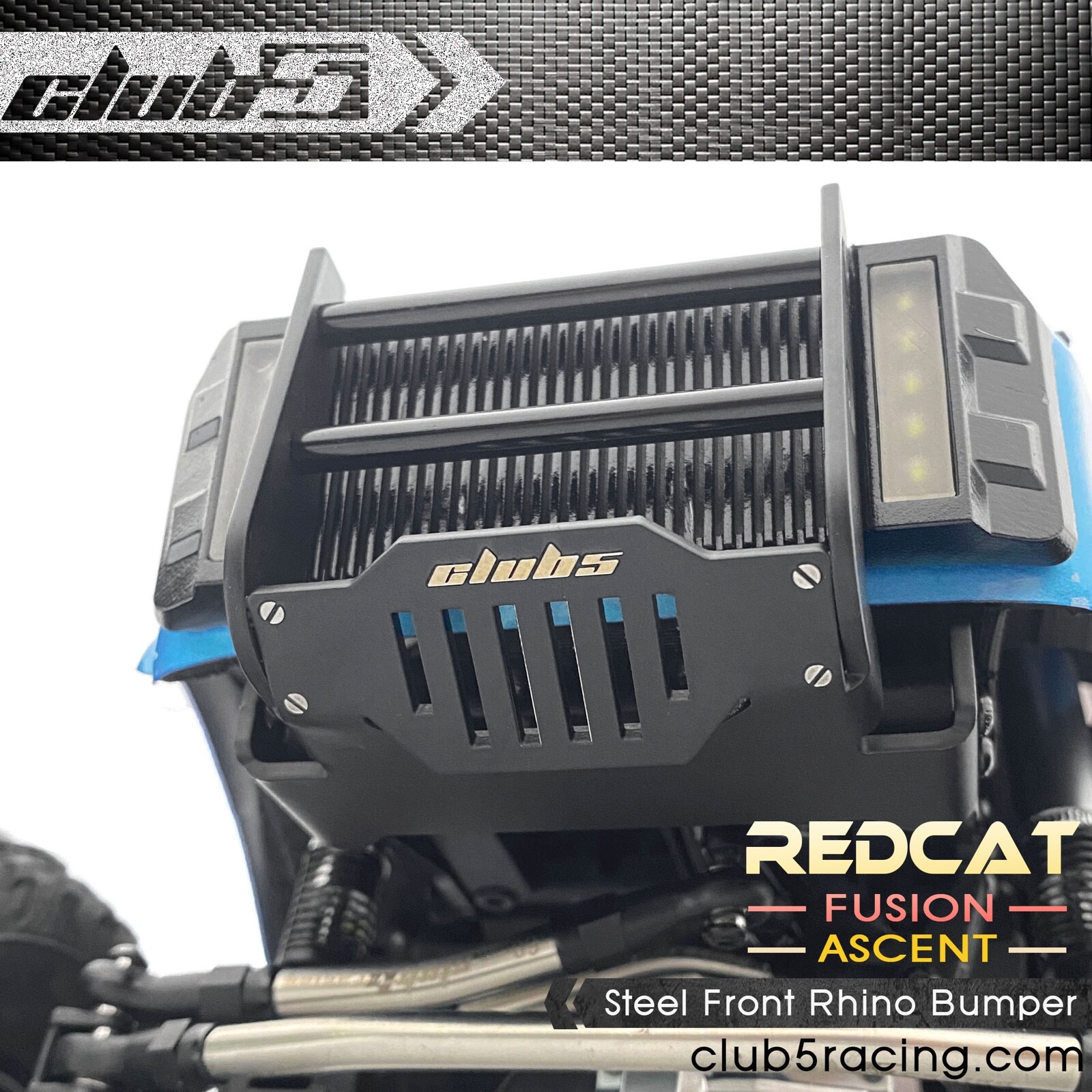 Steel Front Bumper for Redcat Ascent / Fusion