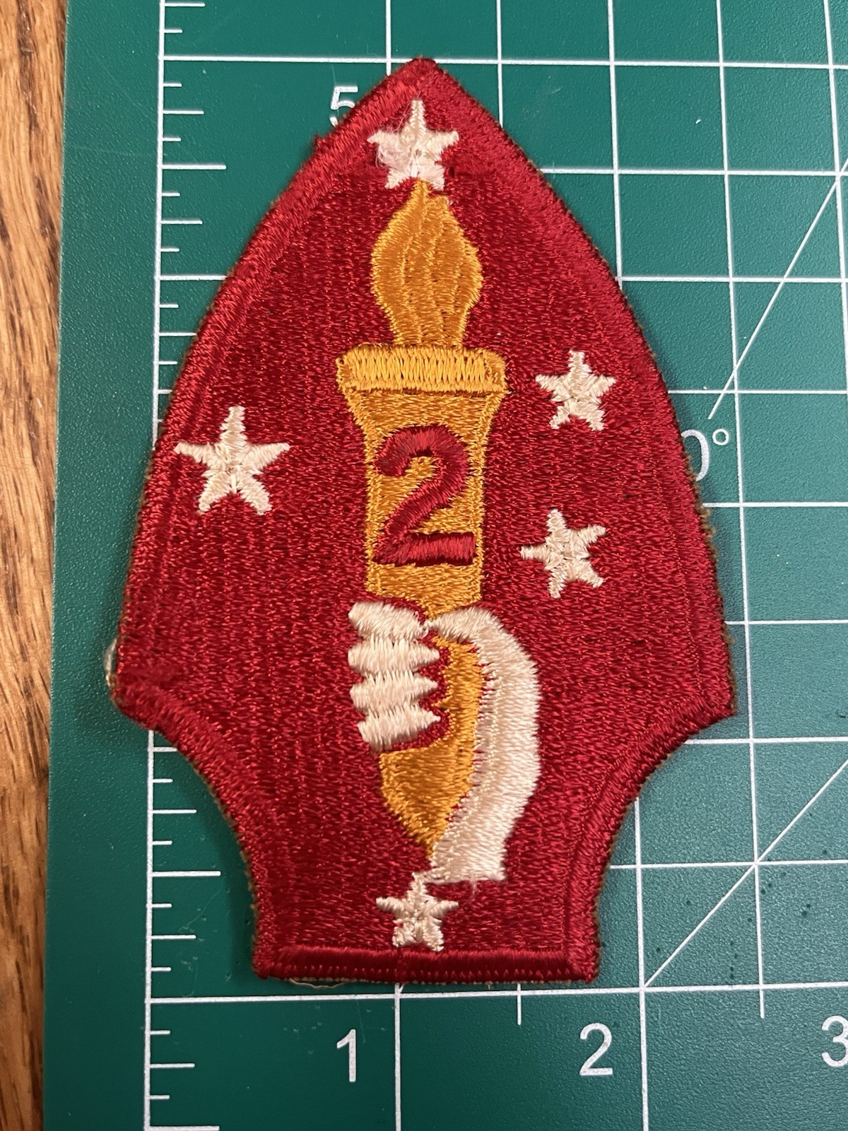 WWII 2nd Marine Division Patch