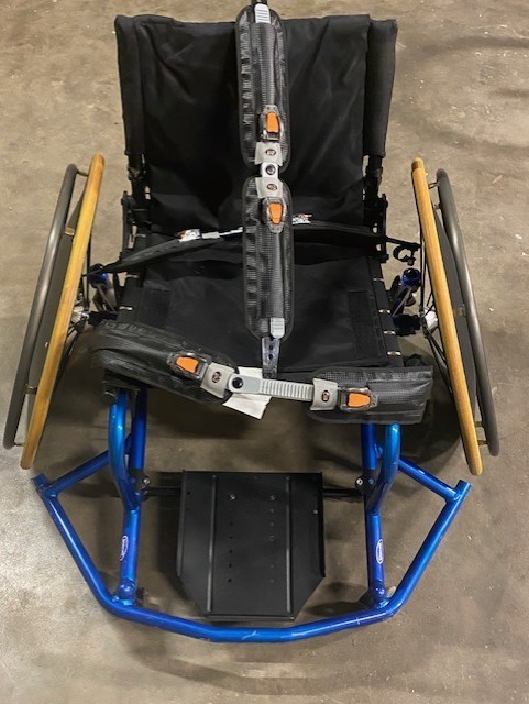 Top End Pro Basketball Wheelchair Blue with KENDRA yellow wheels *see details