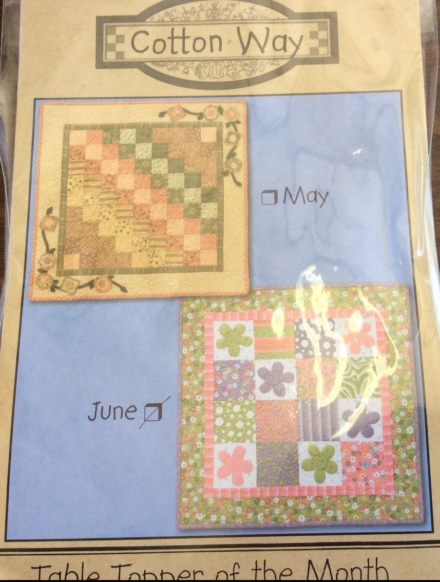 JUNE TABLE TOPPER #3006 BY COTTON WAY SIZE 24 X 24