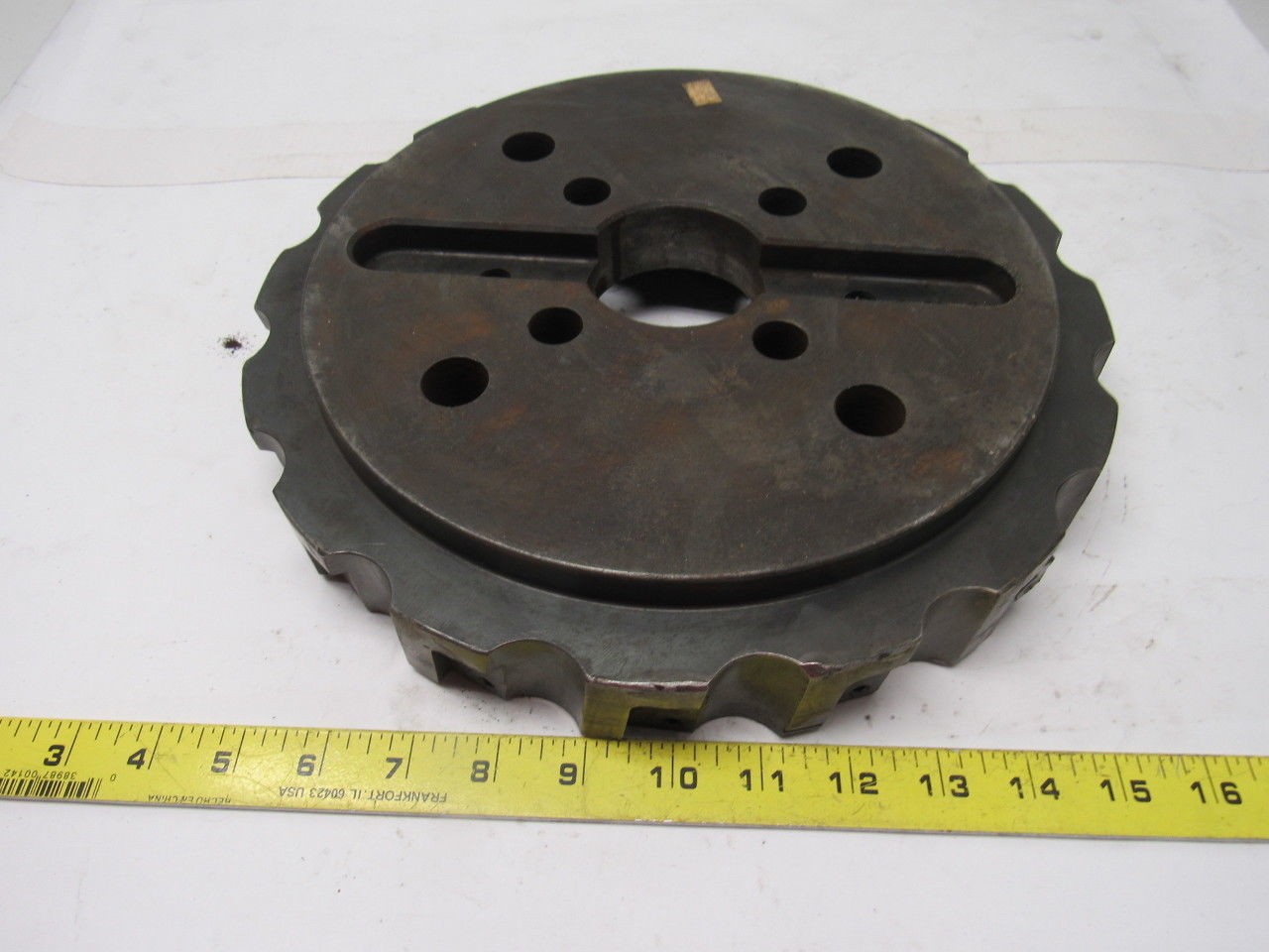 3023092 12" Shell Face Mill 2-1/2" Arbor Hole W/16 Inserts