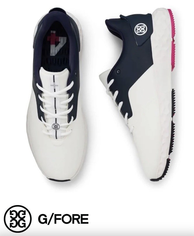 G/FORE MG4+ LTD Color Block Golf Shoes Mens 11.5 11 1/2 G4 White Blue Twilight