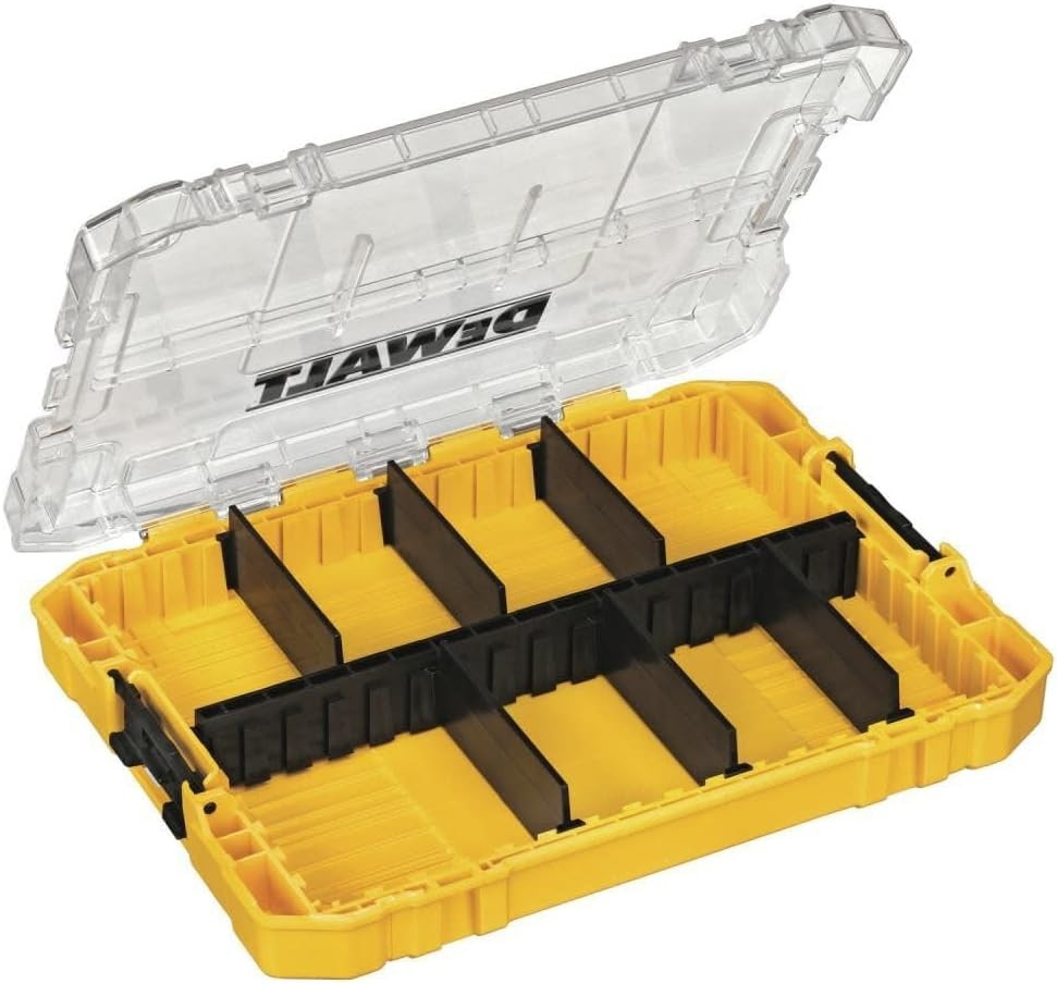 DEWALT Tool Box Tough Case Medium DWAN2190 Stackable 6 dividers organizer