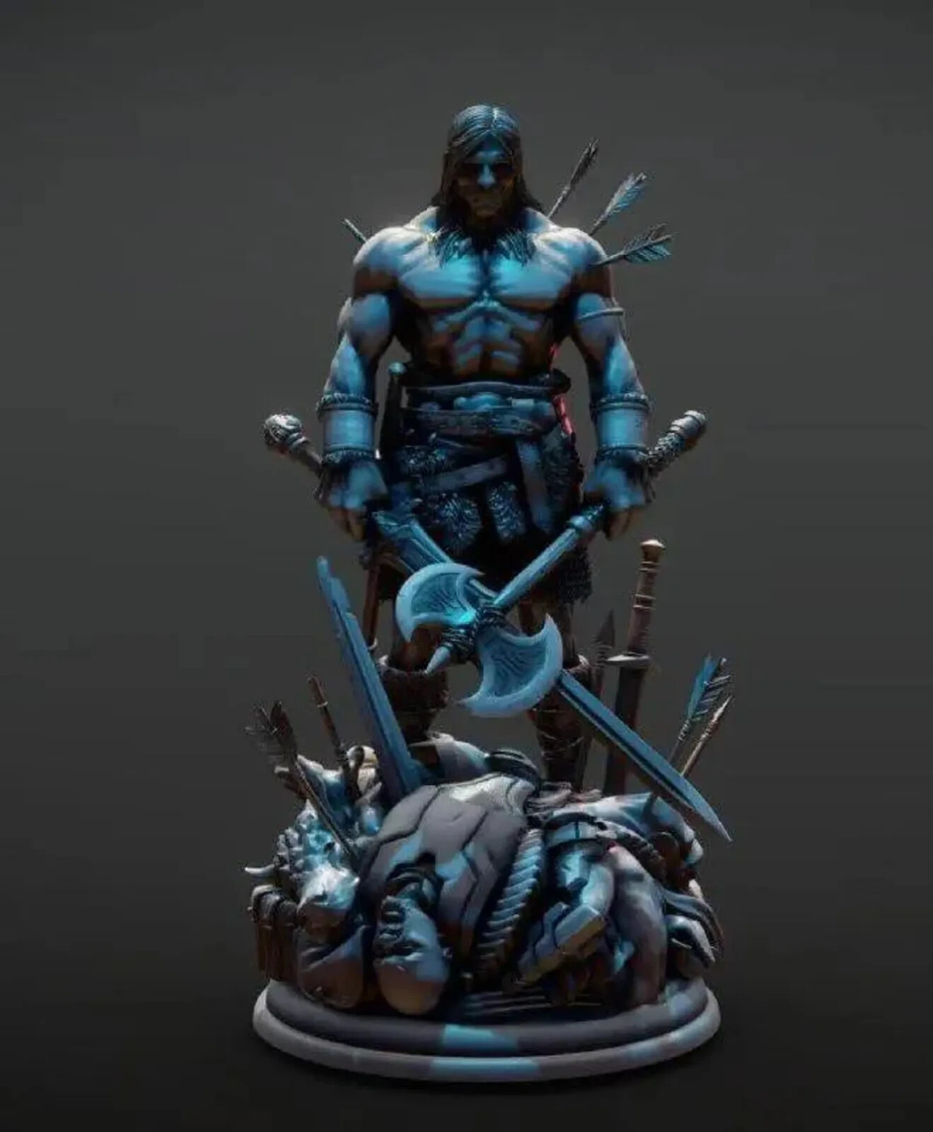 Conan the Weaponmaster  Resin Sculpture Statue Model Kit  Unpainted/Unassembled