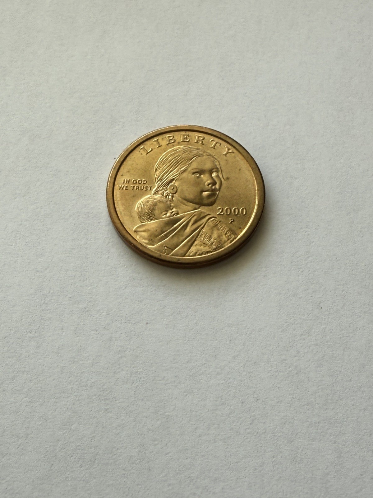 2000- P Sacagawea Native American Dollar Uncirculated Philadelphia Mint Coin