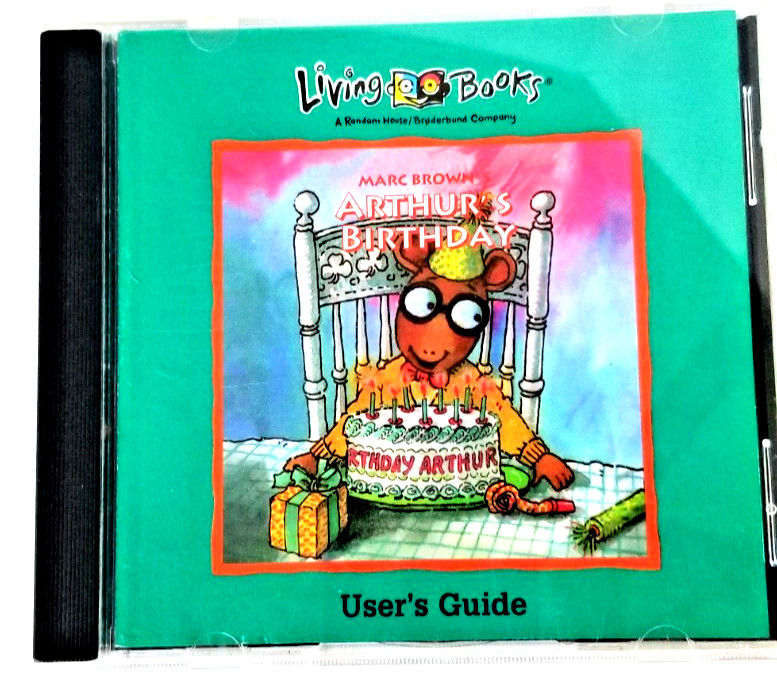 Arthur’s Birthday CD-ROM & Living Books Interactive Stories Marc Brown 1994