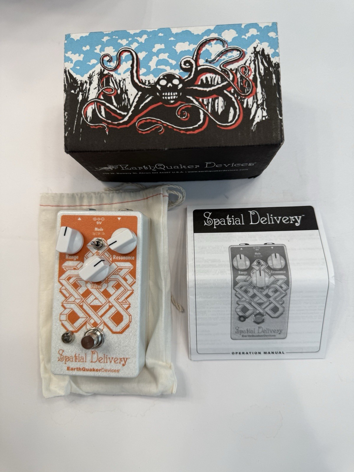 EarthQuaker Devices Spatial Delivery Envelope Filter Guitar Effect Pedal + Box