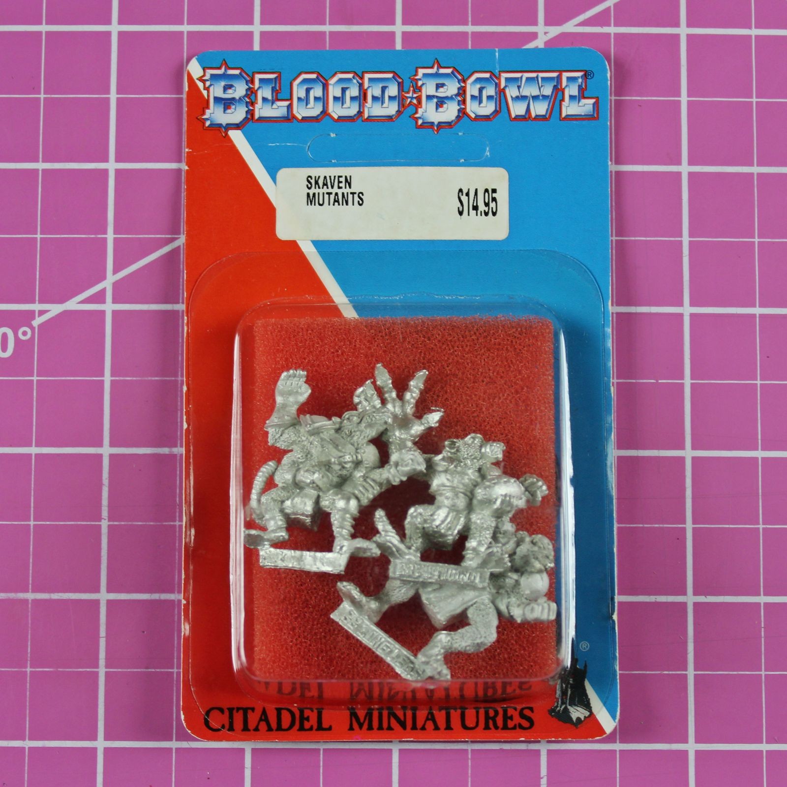CLASSIC Blood Bowl Skaven Mutants NIB Metal, Rare OOP Games Workshop Mutant Hand