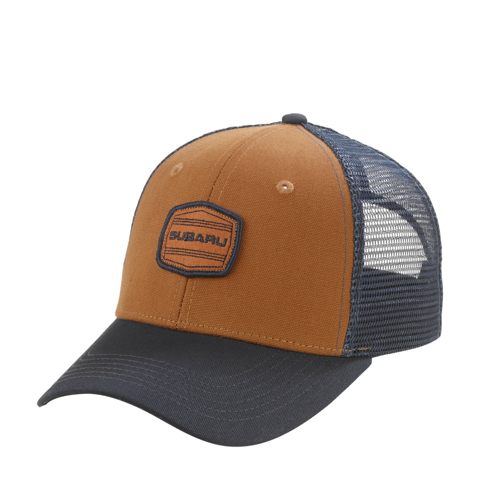 Genuine Subaru Logo Canvas Colorblock Mesh Back Cap Hat STi Forester Ascent WRX