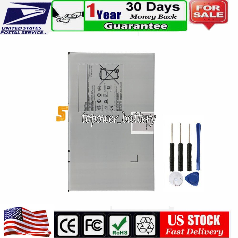 Battery EB-BT975ABY For AT&T Samsung Galaxy Tab S7 FE 5G SM-T738U SM-T738UZKAATT