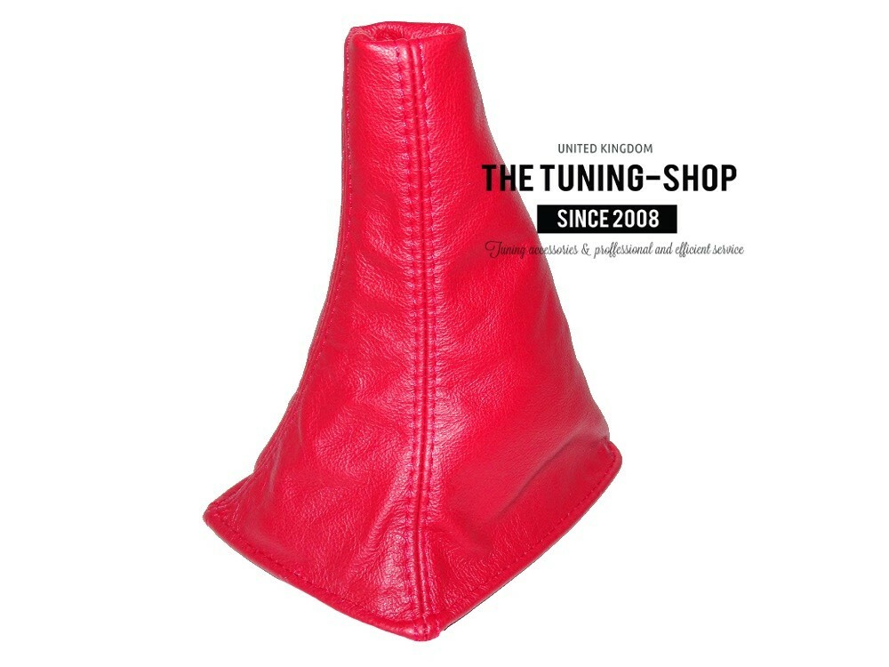 Gear Boot wit Metal Wire For Toyota Celica T230 1999-2005 Red Genuine Leather