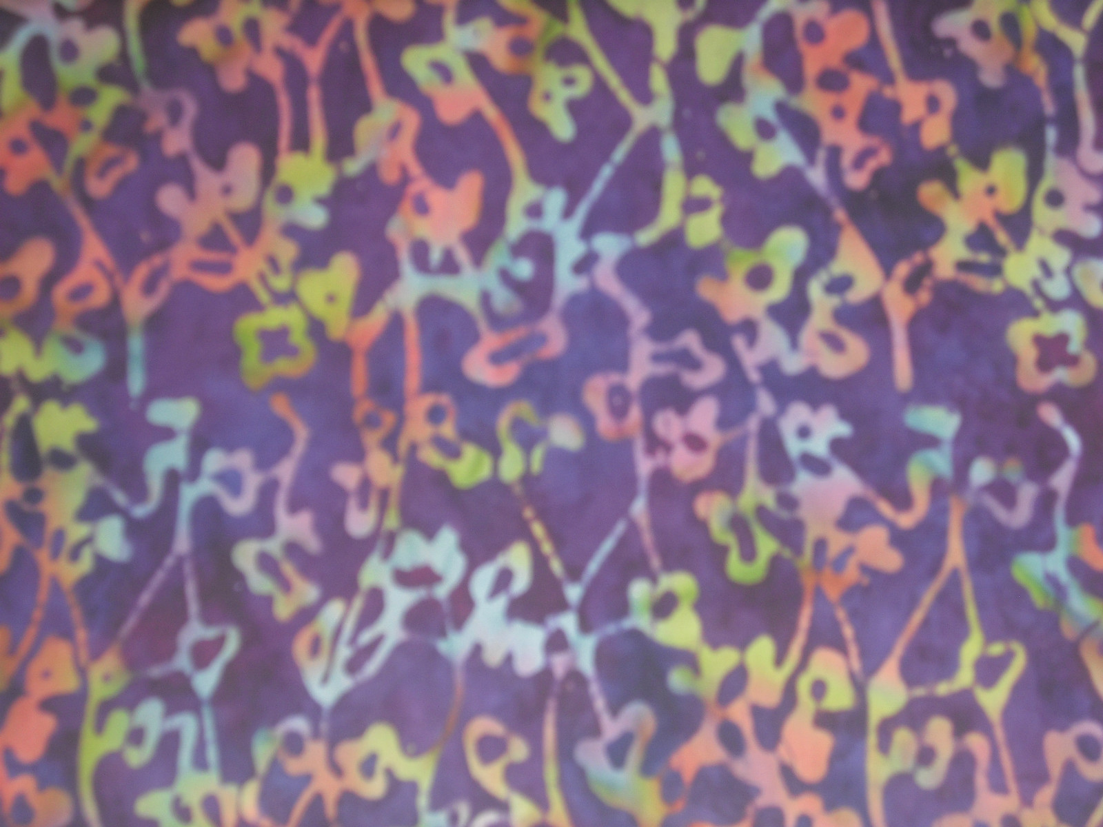 Paradise Batiks Polo Vines Deep Purp #1612 QUILT FABRIC