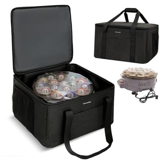 Pool Ball Cleaner Storage Bag, Compatible with Most Pool Ball Cleaner