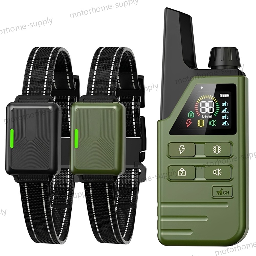 Dog Training Collar 4500FT Remote Rechargeable Waterproof Shock E-Collar 2 Dogs