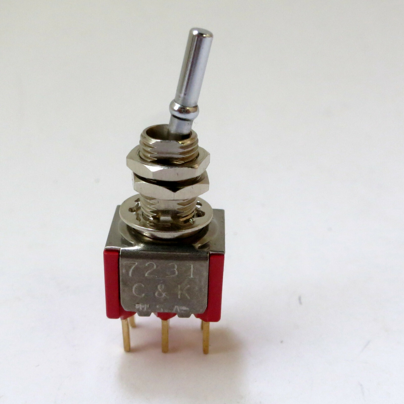 10x C&K 7231 CBE mini DPDT toggle switches - for low level signals