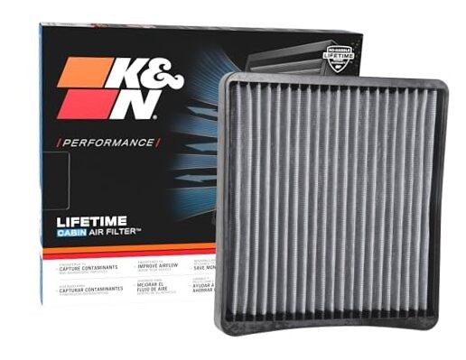 LIFETIME Cabin Air Filter: Premium, Washable, Clean Air 9.6" x 11.1" x 2.2"