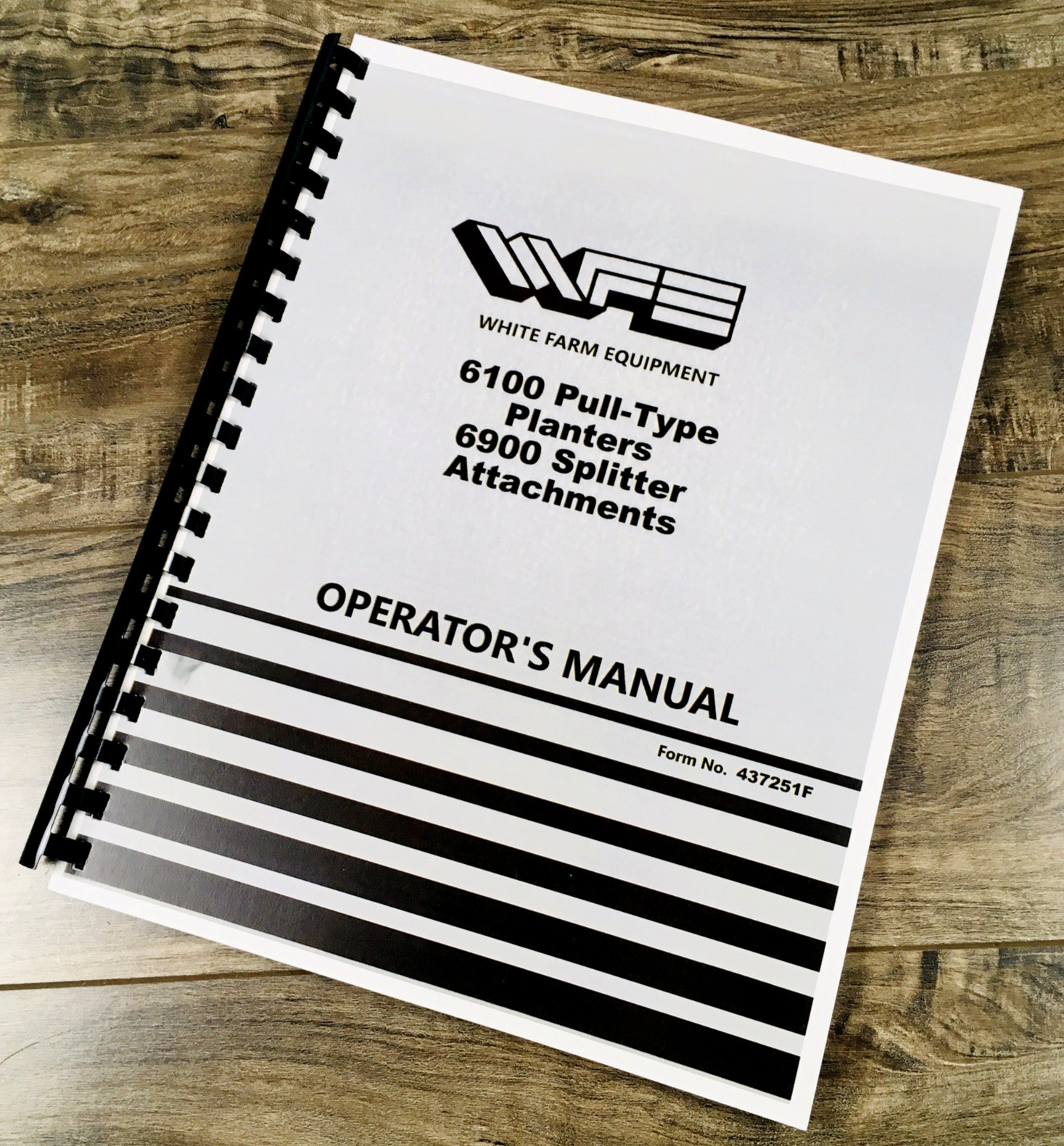 White 6100 Pull-Type Planter 6900 Splitter Attachments Operators Manual Owners