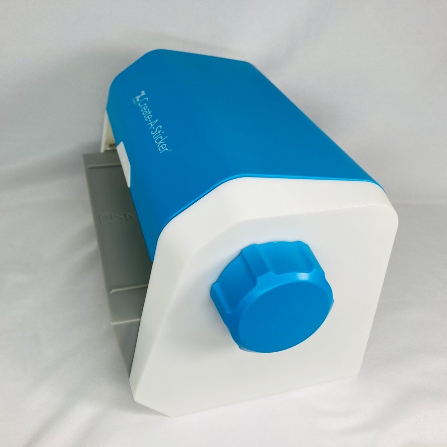 Xyron Create-A-Sticker Maker Machine 5" XRN500 Blue White Scrapbooking Crafting