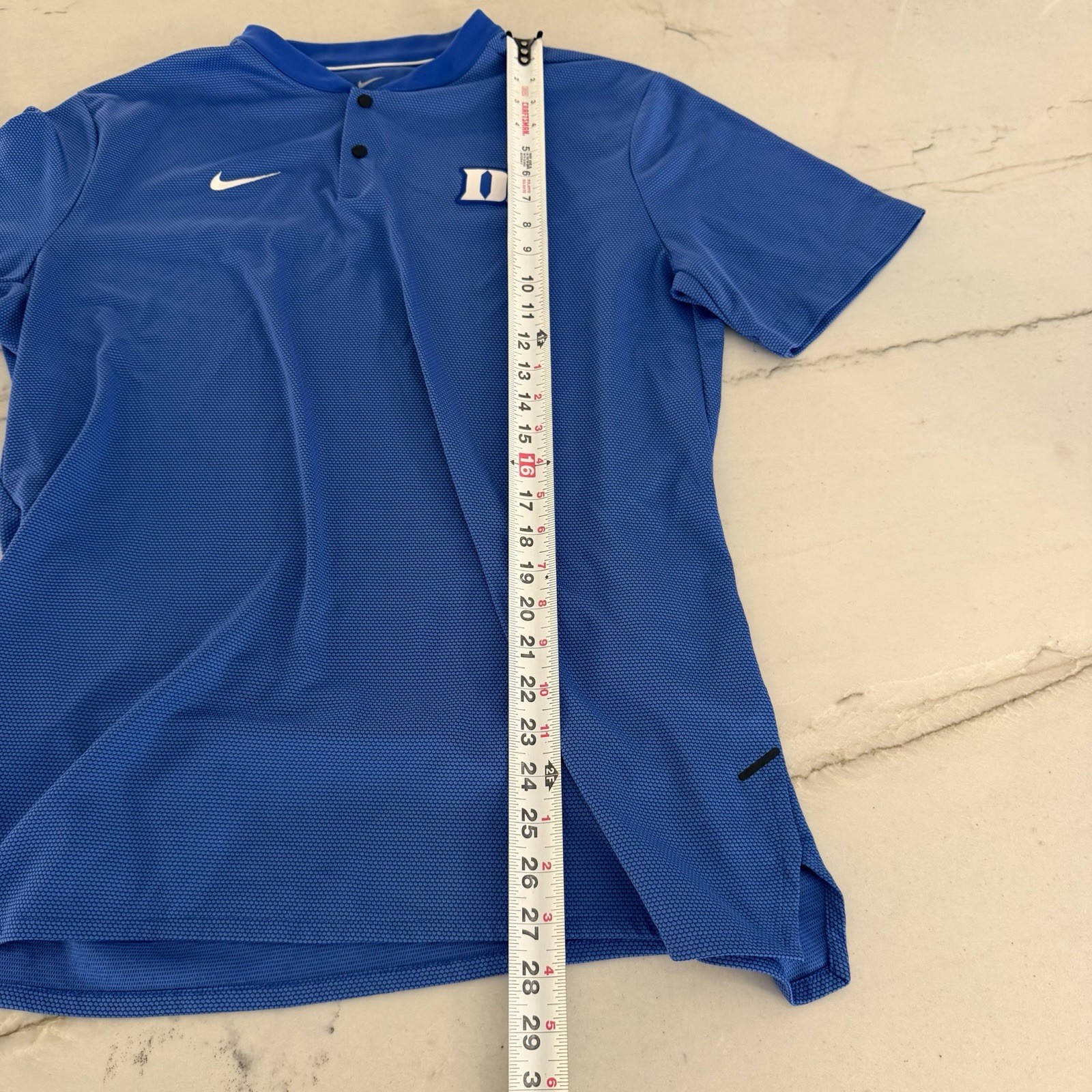 Nike Duke Blue Devils Polo Shirt Men's Large Blue Blade