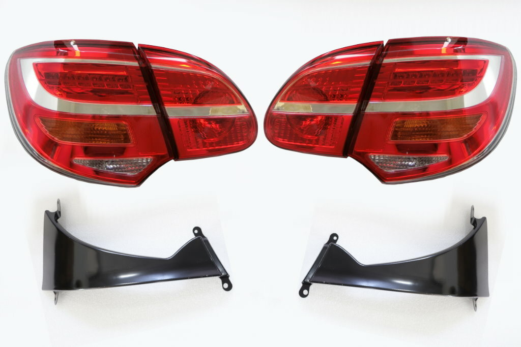 Led Tail Lights Lamp Red / Clear + cover bases For 2003~08 Toyota Corolla ZRE120
