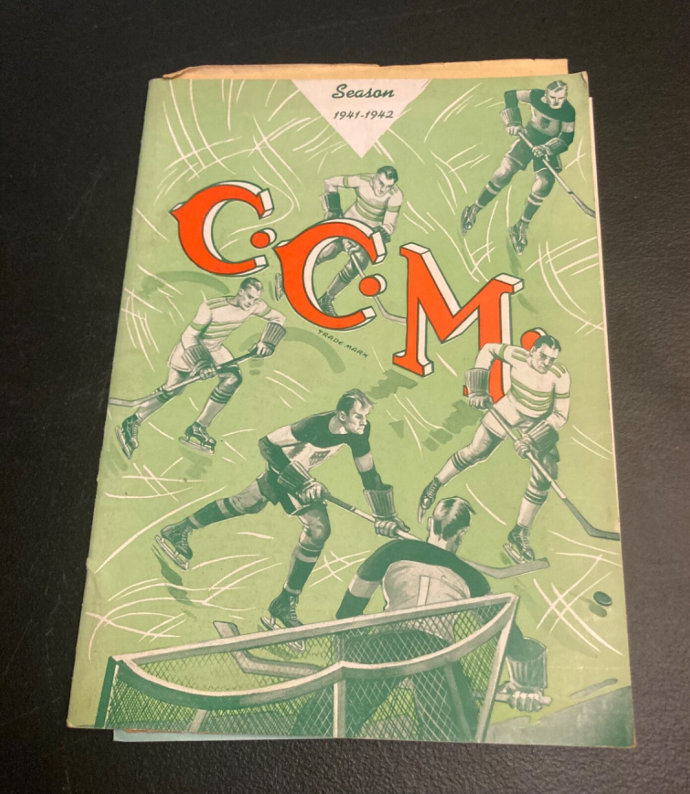 Vintage 1941-42 CCM Hockey / Ice Skating Sporting Goods Catalogue