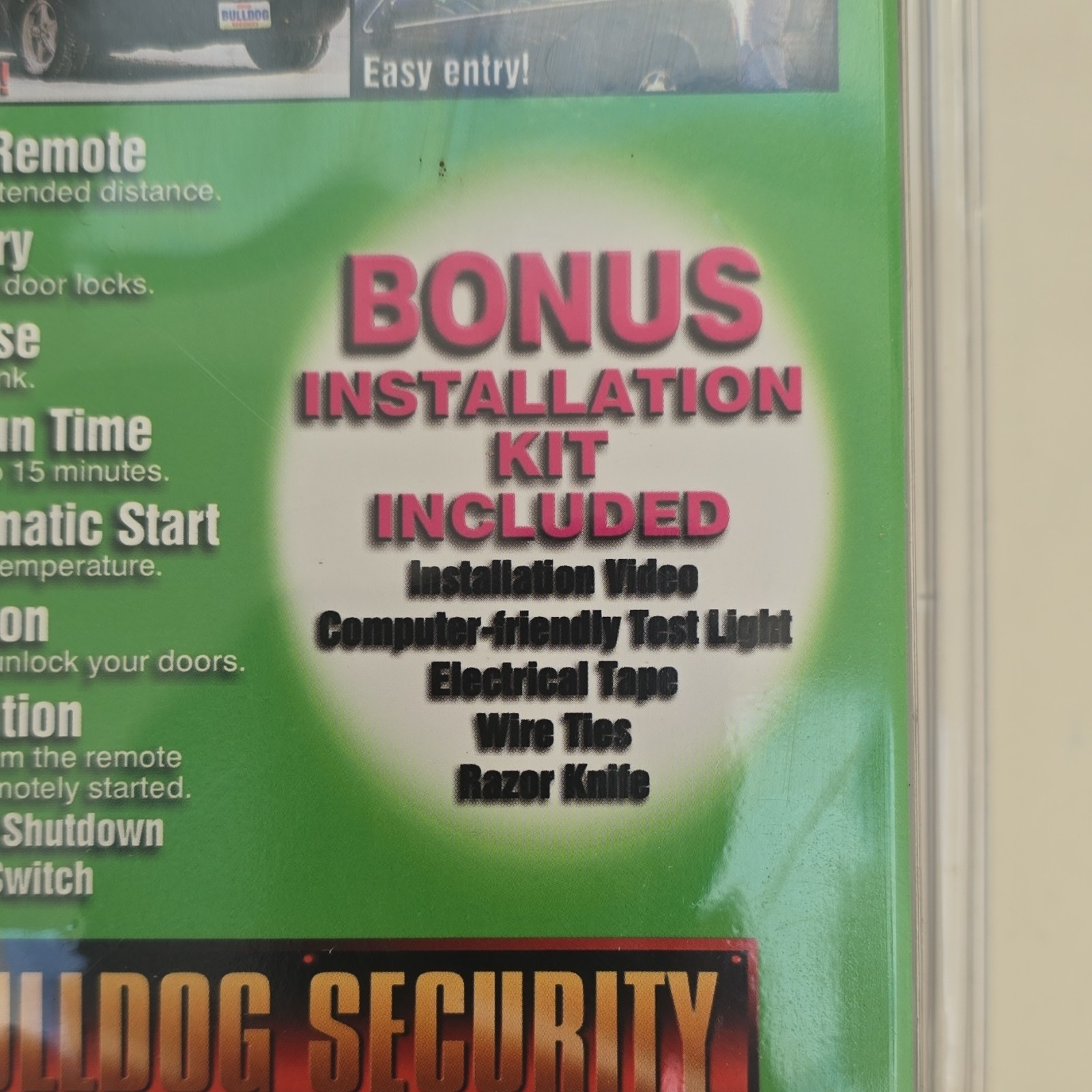 Bulldog Security Long Range Remote Starter System Model RS 114
