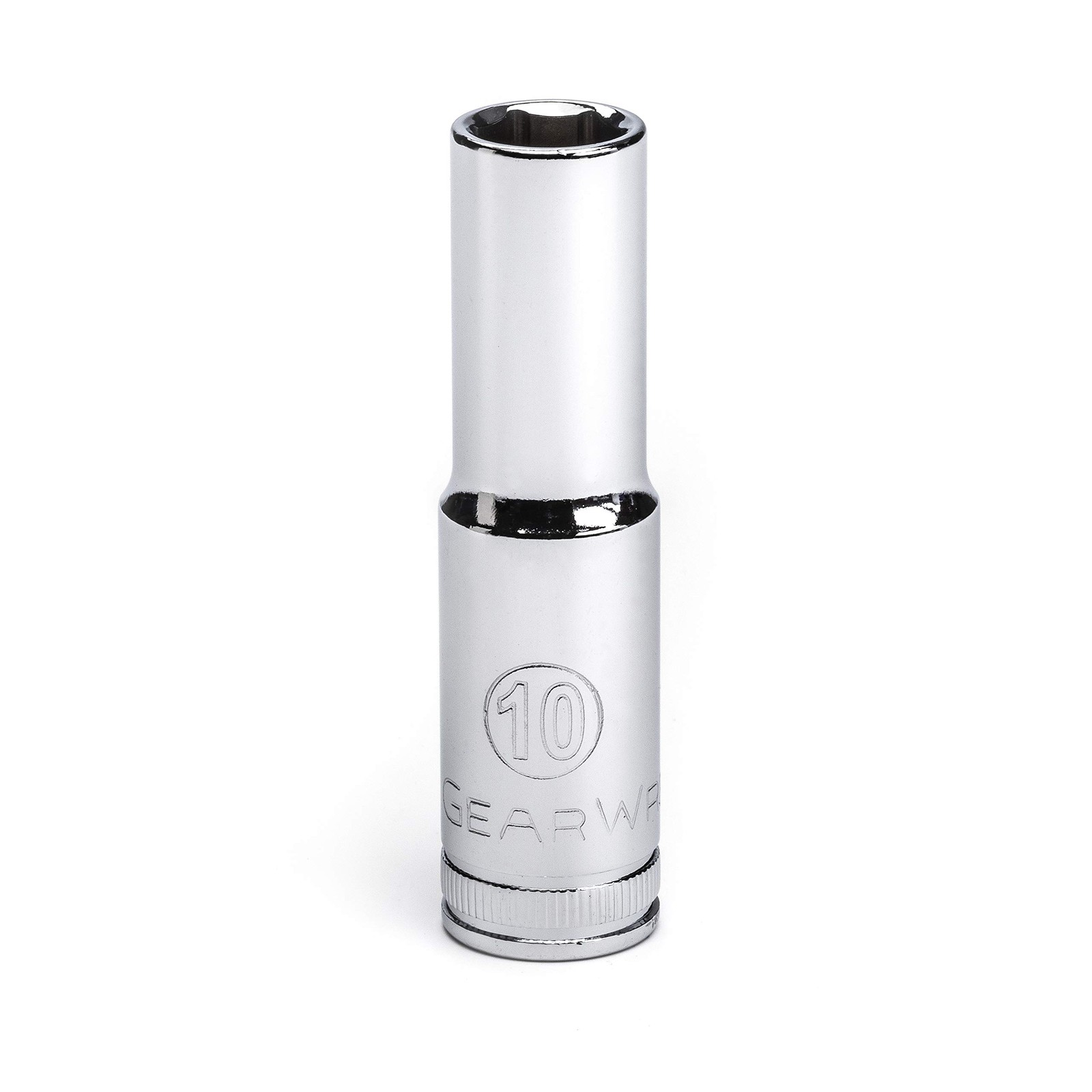 GEARWRENCH 3/8" Drive 6 Pt. Deep Socket, 10mm - 80392 10mm, Chrome