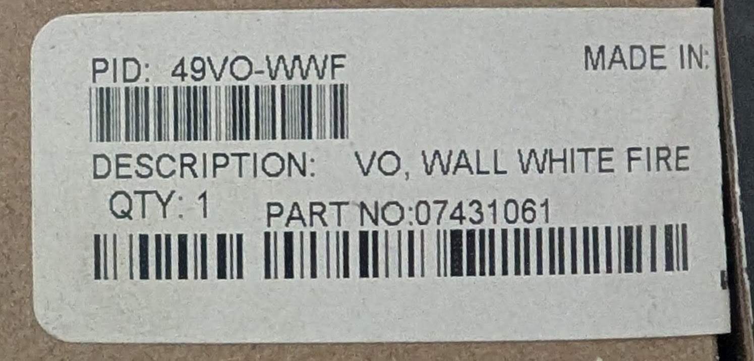 Simplex 49VO-WWF Wall Mount Addressable Strobe - SAME DAY SHIPPING